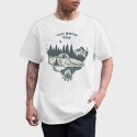 Cozy Winter Vibes Camping, Tricou Barbati (Unisex)