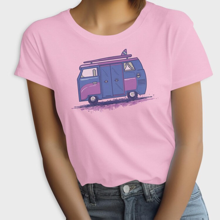 Camper Van Purple, Tricou Femei