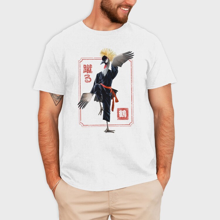 Crane Kung Fu, Tricou Barbati (Unisex)