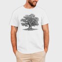 Vintage Oak Tree, Tricou Barbati (Unisex)