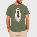 Ghost With Cat, Tricou Barbati (Unisex)