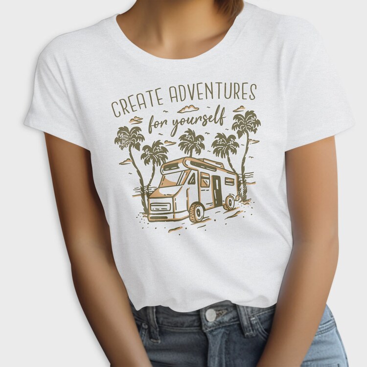 Create Adventures for Yourself, Tricou Femei