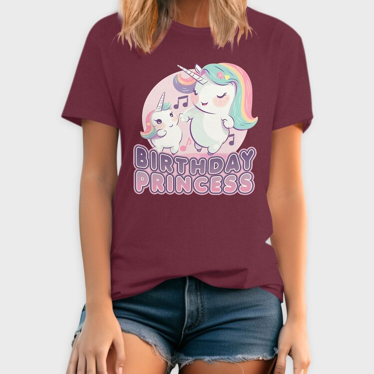 Birthday Princess Unicorns, Tricou Barbati (Unisex)