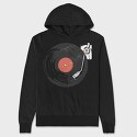 Vinyl Record, Hanorac Oversize Barbati (Unisex)