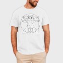 Vitruvian Cat, Tricou Barbati (Unisex)