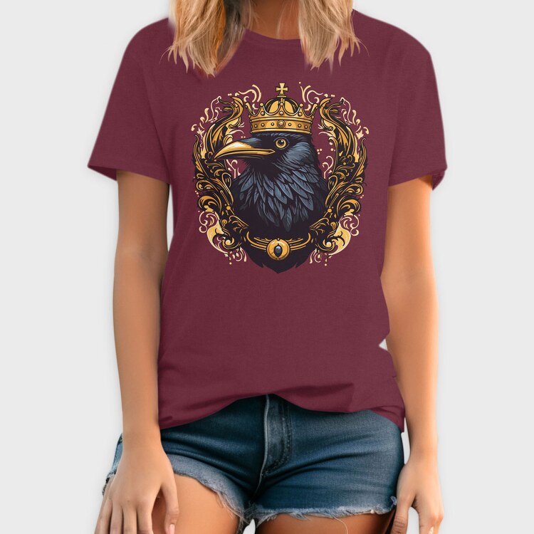 Crow Gold Crown, Tricou Barbati (Unisex)