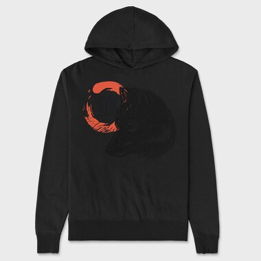 Black Wolf, Hanorac Oversize Barbati (Unisex)