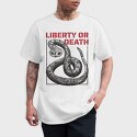 Liberty or Death Snake, Tricou Barbati (Unisex)