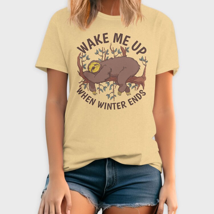 Wake Me Up When Winter Ends, Tricou Barbati (Unisex)