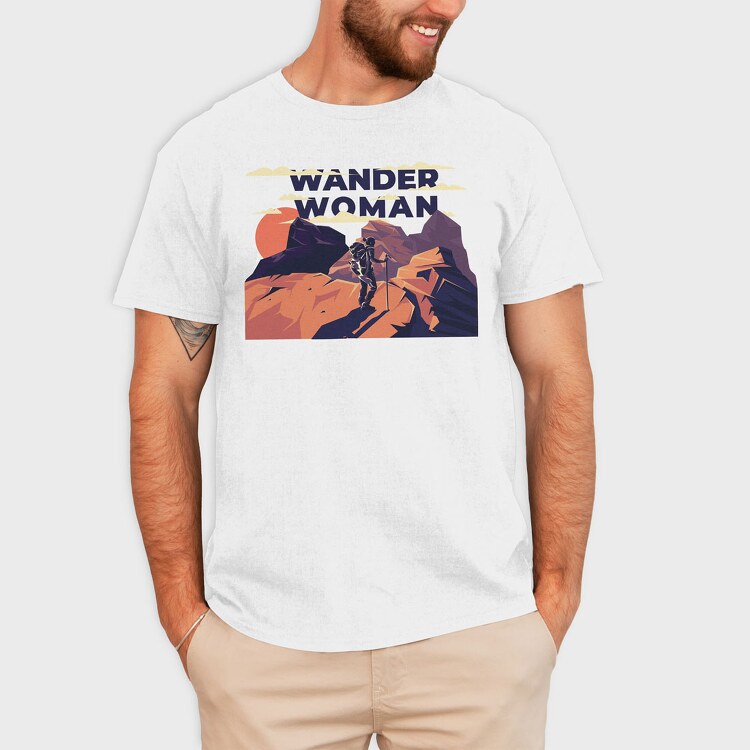 Wander Woman, Tricou Barbati (Unisex)