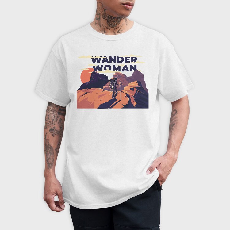 Wander Woman, Tricou Barbati (Unisex)