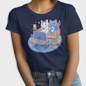 Cute Cats Video Games Anime, Tricou Femei
