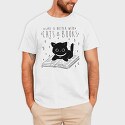 Life Is Better With Cats and Books, Tricou Barbati (Unisex)