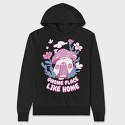 Gnome Like Home, Hanorac Oversize Barbati (Unisex)