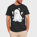 Cute Ghost, Tricou Barbati (Unisex)