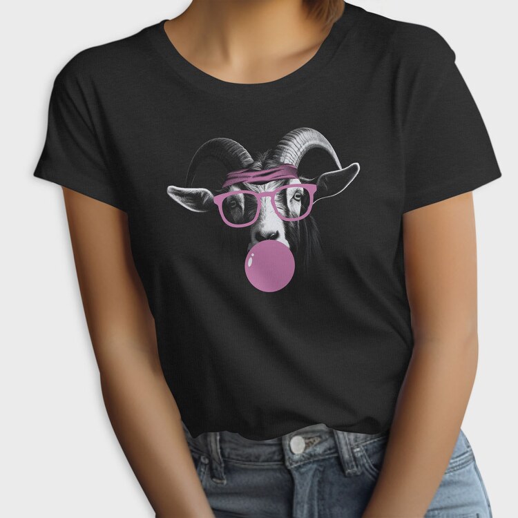 Goat Monochrome Bubblegum, Tricou Femei