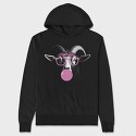 Goat Monochrome Bubblegum, Hanorac Oversize Barbati (Unisex)