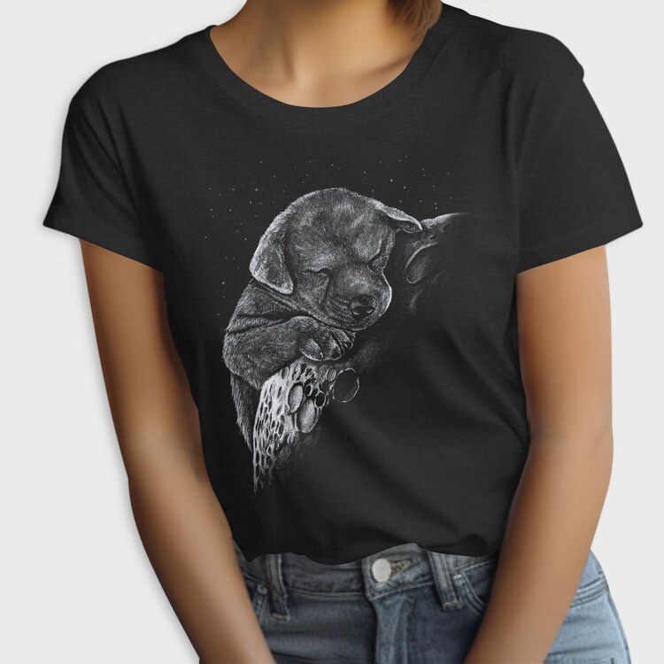 Sleeping Dog Monochrome, Tricou Femei