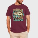 Born to Be a Fishing Legend, Tricou Barbati (Unisex)