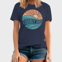 Waves Sunset, Tricou Barbati (Unisex)