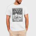 Lino Art Ghost Boat, Tricou Barbati (Unisex)