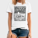 Lino Art Ghost Boat, Tricou Barbati (Unisex)