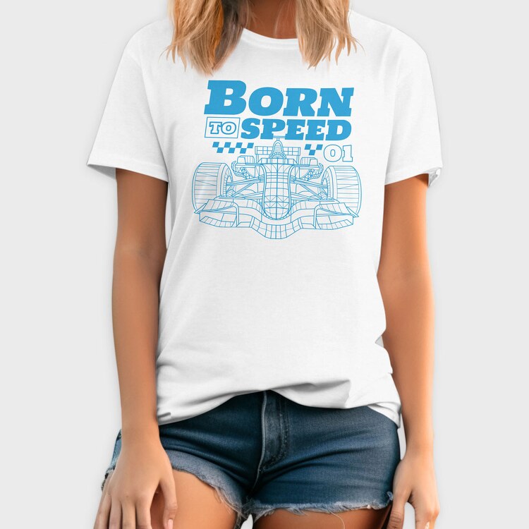 Born to Speed, Tricou Barbati (Unisex)