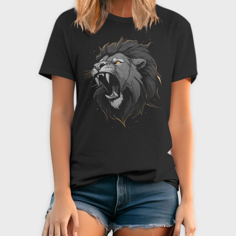 Lion Duotone, Tricou Barbati (Unisex)