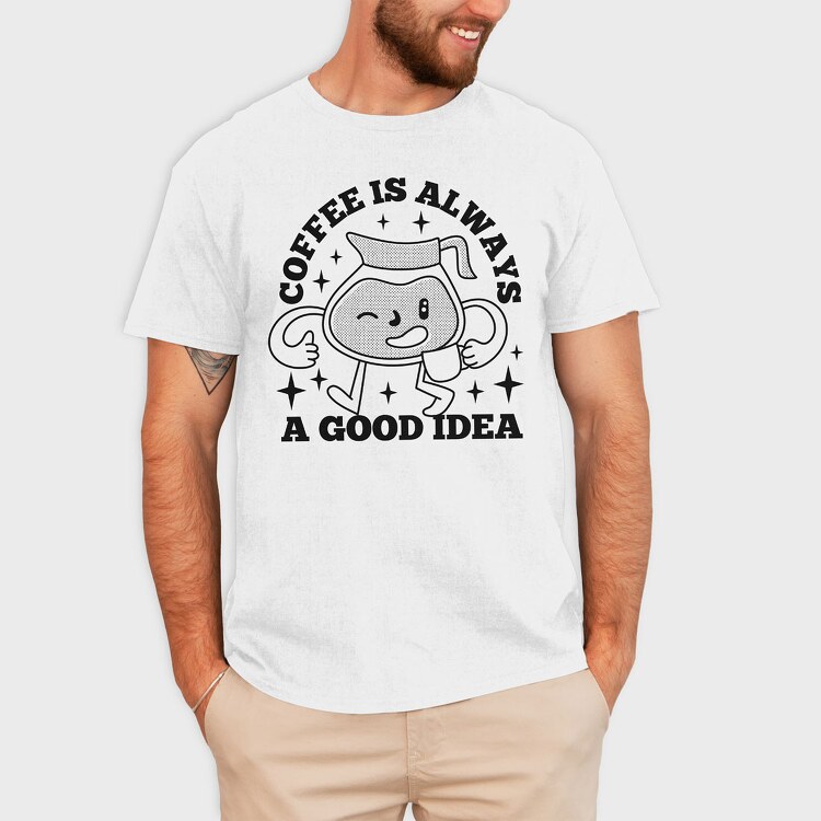 Good Idea Coffee, Tricou Barbati (Unisex)