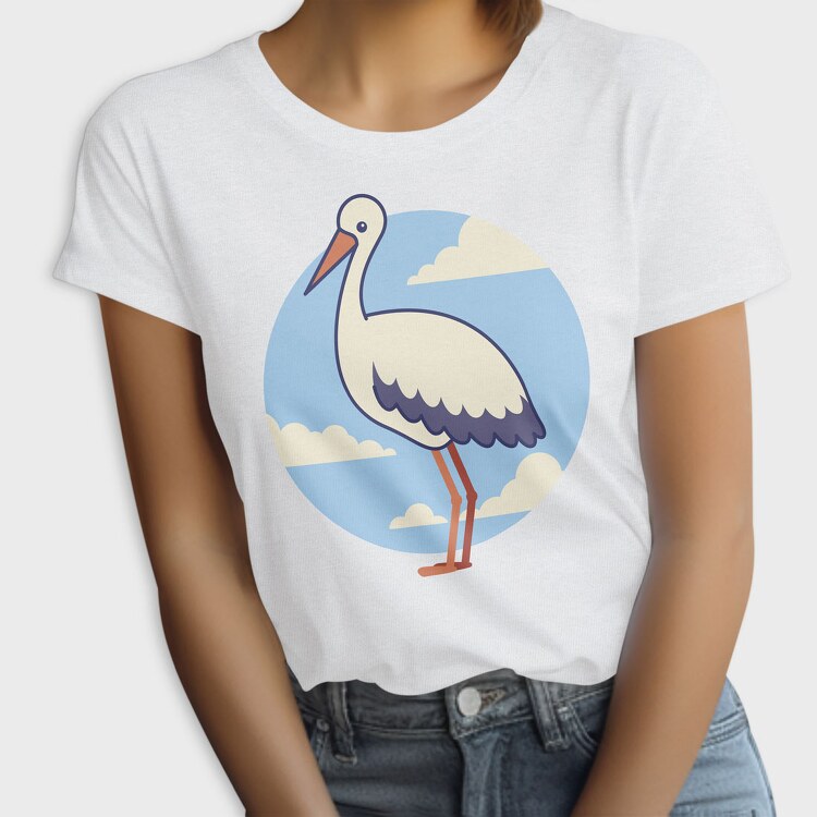 Cute Stork, Tricou Femei