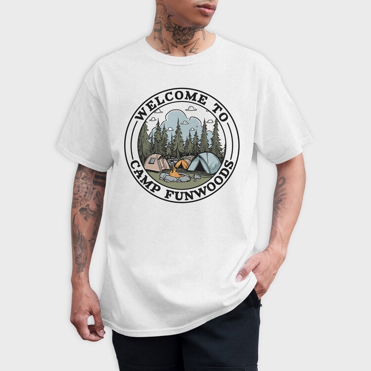 Welcome to Camp Funwoods, Tricou Barbati (Unisex)
