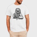 Sloth Sketch Coffee, Tricou Barbati (Unisex)