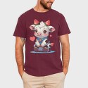 Cute Strawberry Cow, Tricou Barbati (Unisex)