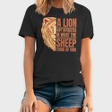 Lion Quote, Tricou Barbati (Unisex)
