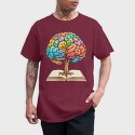 Brain Book, Tricou Barbati (Unisex)