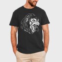 Gorilla Monochrome, Tricou Barbati (Unisex)