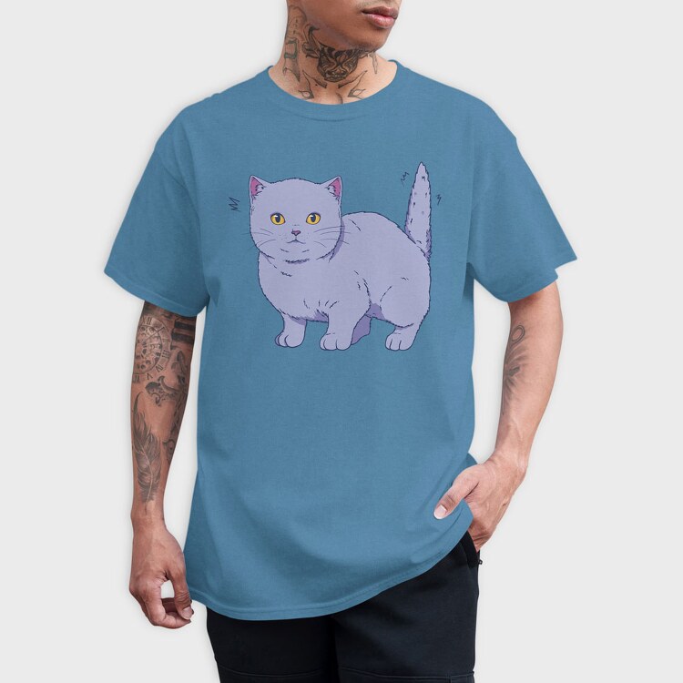 British Cat, Tricou Barbati (Unisex)