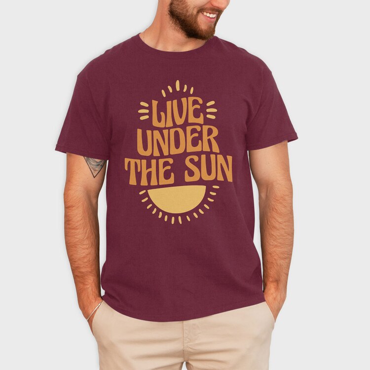 Live Under the Sun, Tricou Barbati (Unisex)