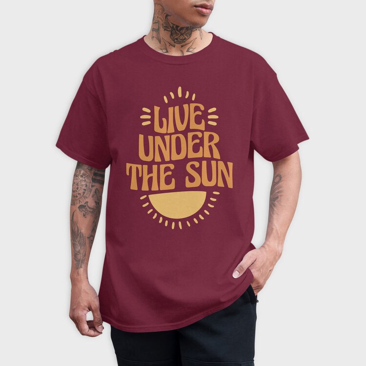 Live Under the Sun, Tricou Barbati (Unisex)
