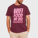 Wifi Food My Bed, Tricou Barbati (Unisex)