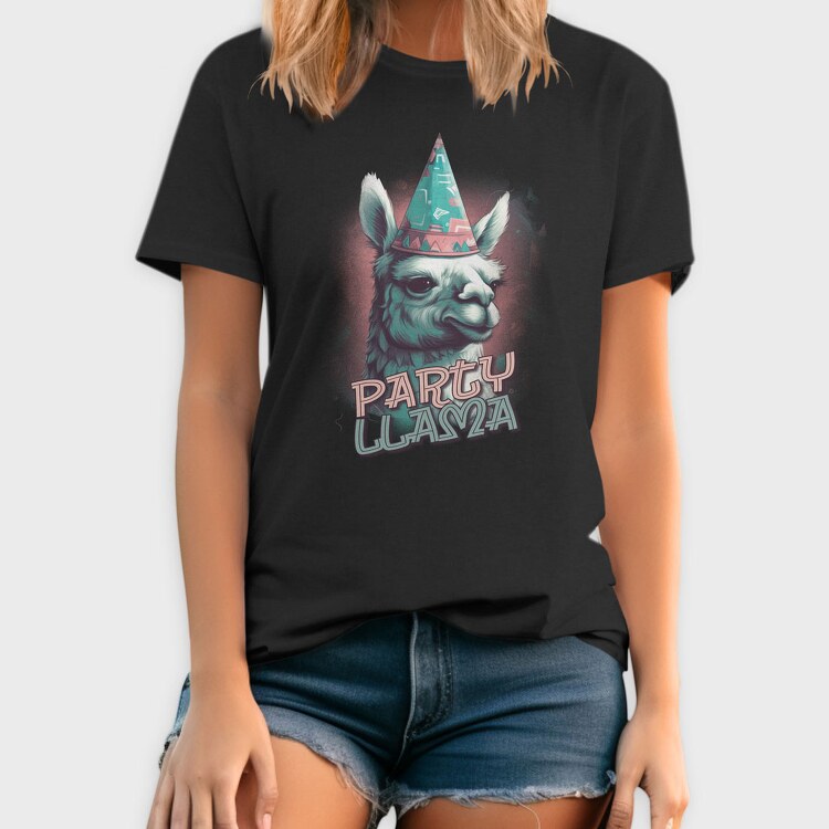 Llama Birthday Party, Tricou Barbati (Unisex)