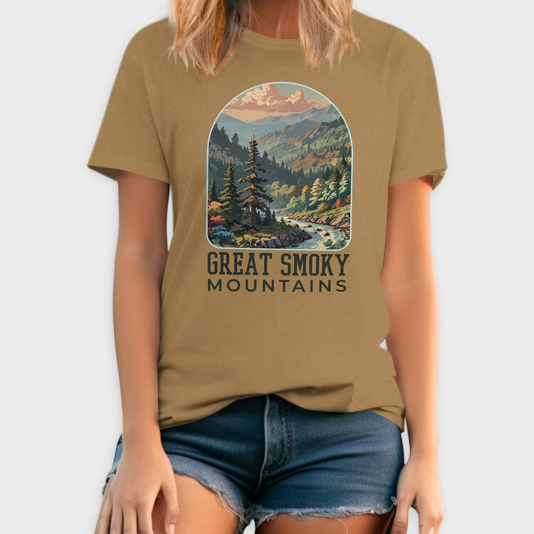 Great Smoky Mountains, Tricou Barbati (Unisex)