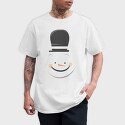 Snow Man Face 2, Tricou Barbati (Unisex)