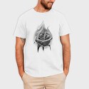 Burning Rose, Tricou Barbati (Unisex)