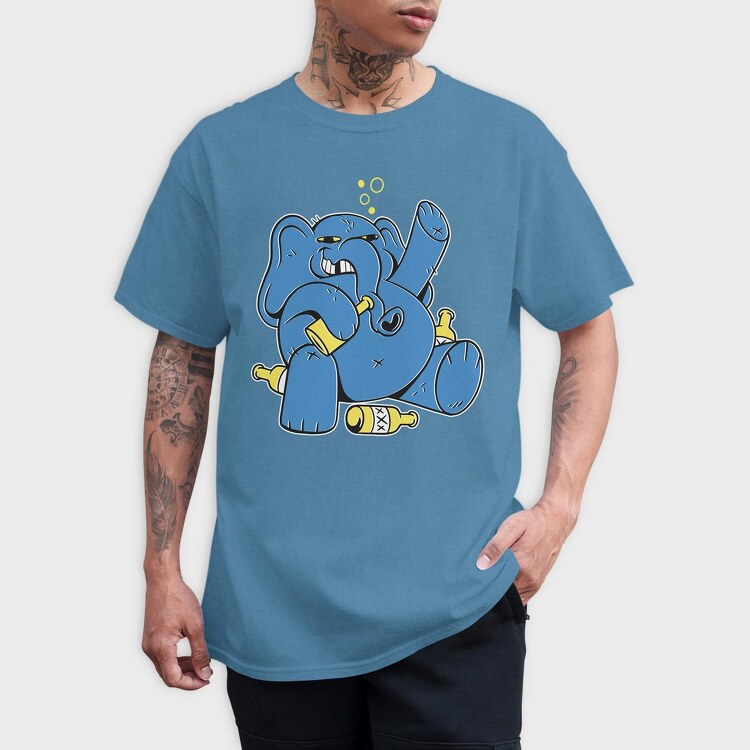 Drunk Elephant, Tricou Barbati (Unisex)