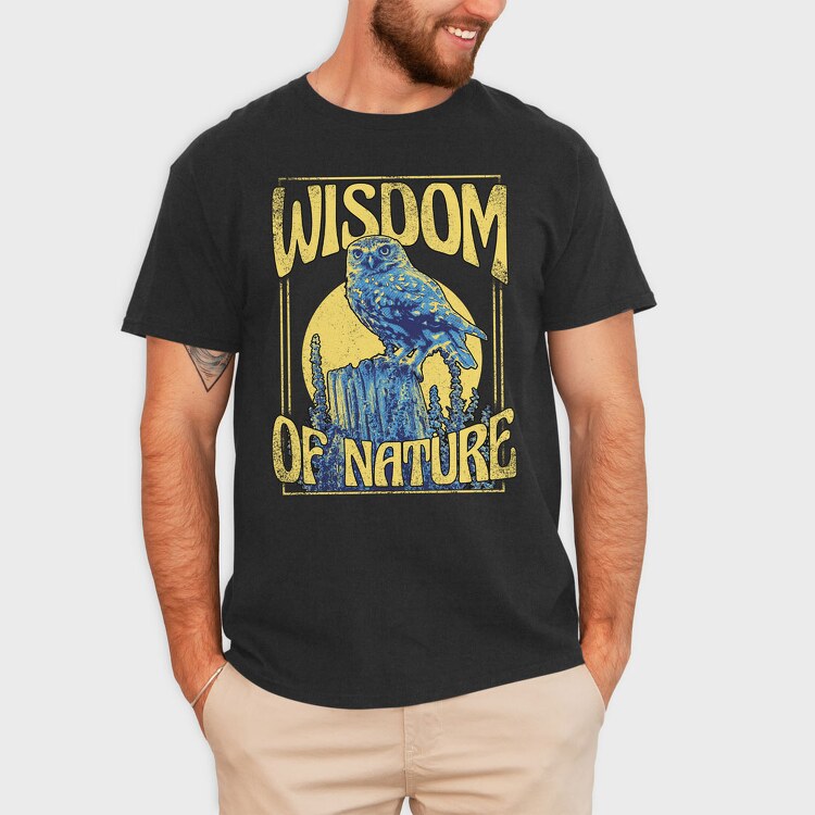 Wisdom of Nature, Tricou Barbati (Unisex)