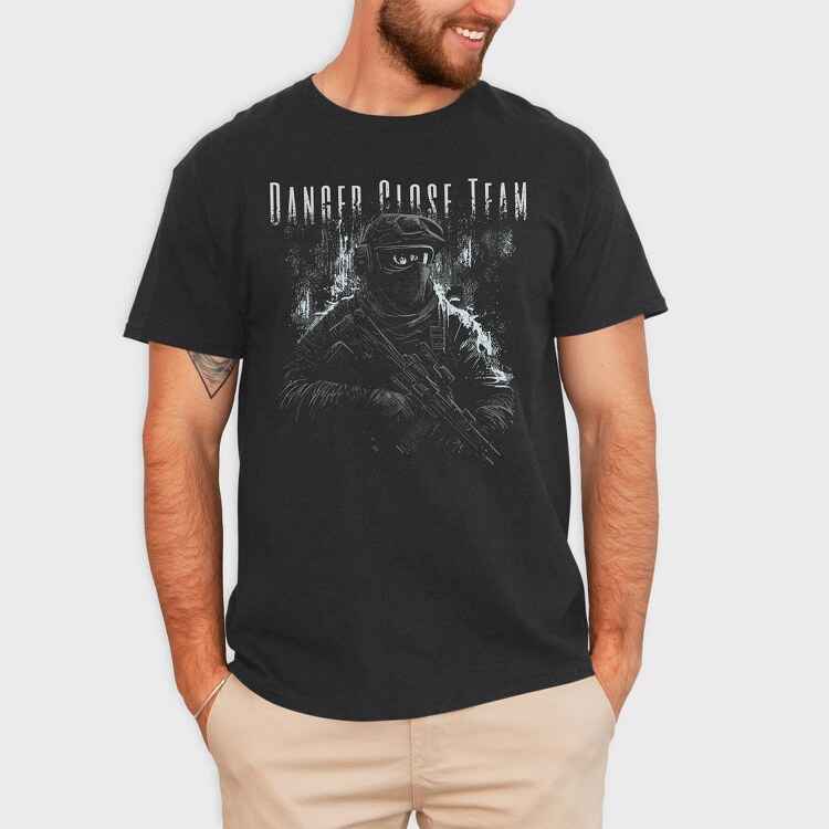 Danger Close Team, Tricou Barbati (Unisex)