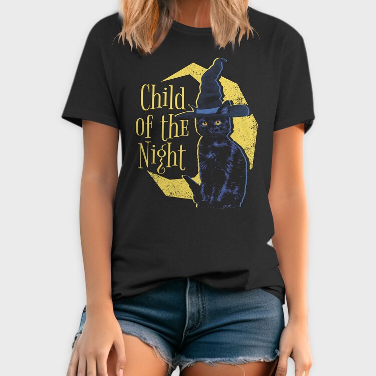 Witch Cat, Tricou Barbati (Unisex)