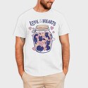 Love in Our Hearts Cats Jar, Tricou Barbati (Unisex)