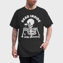 Dead Inside Skeleton Wine, Tricou Barbati (Unisex)